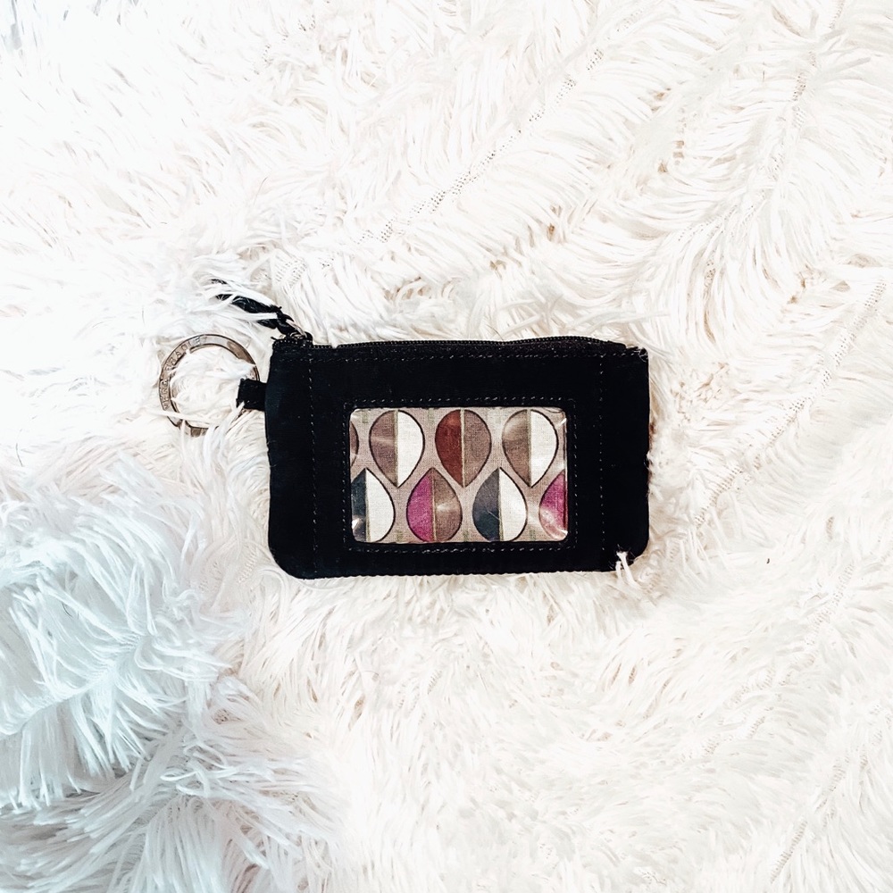 Vera Bradley Navy Zip ID Case